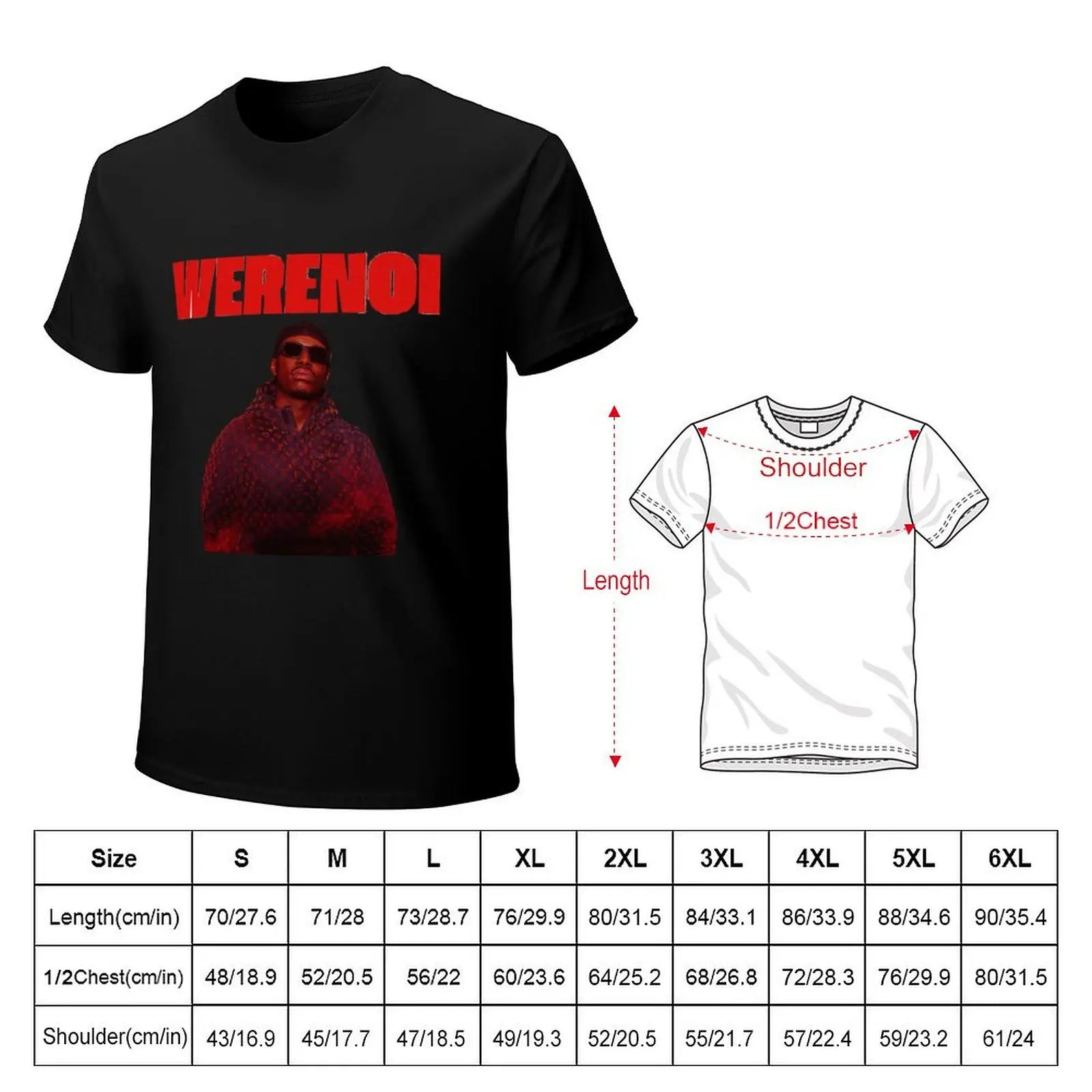 t-shirt werenoi edition limité