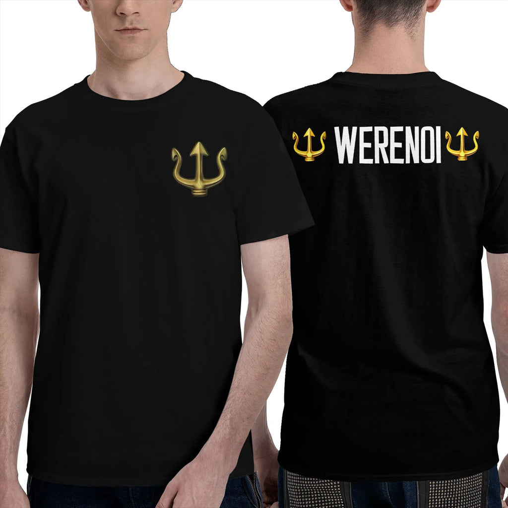 T-shirt Noir "Trident Gold" – Werenoi
